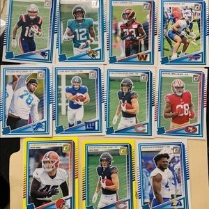 Rated rookie cards included excellent condition all the 11 cards in the pics